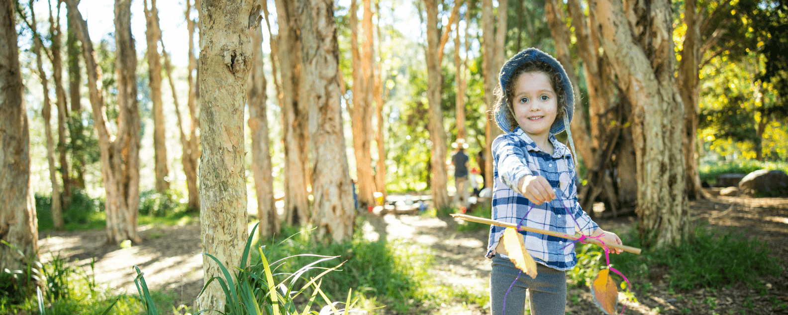 Child playing in the park.